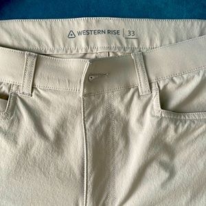 Western Rise, Evolution 2.0, size 33, “dune” colored pant